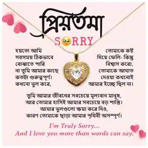 Sorry gift for wife