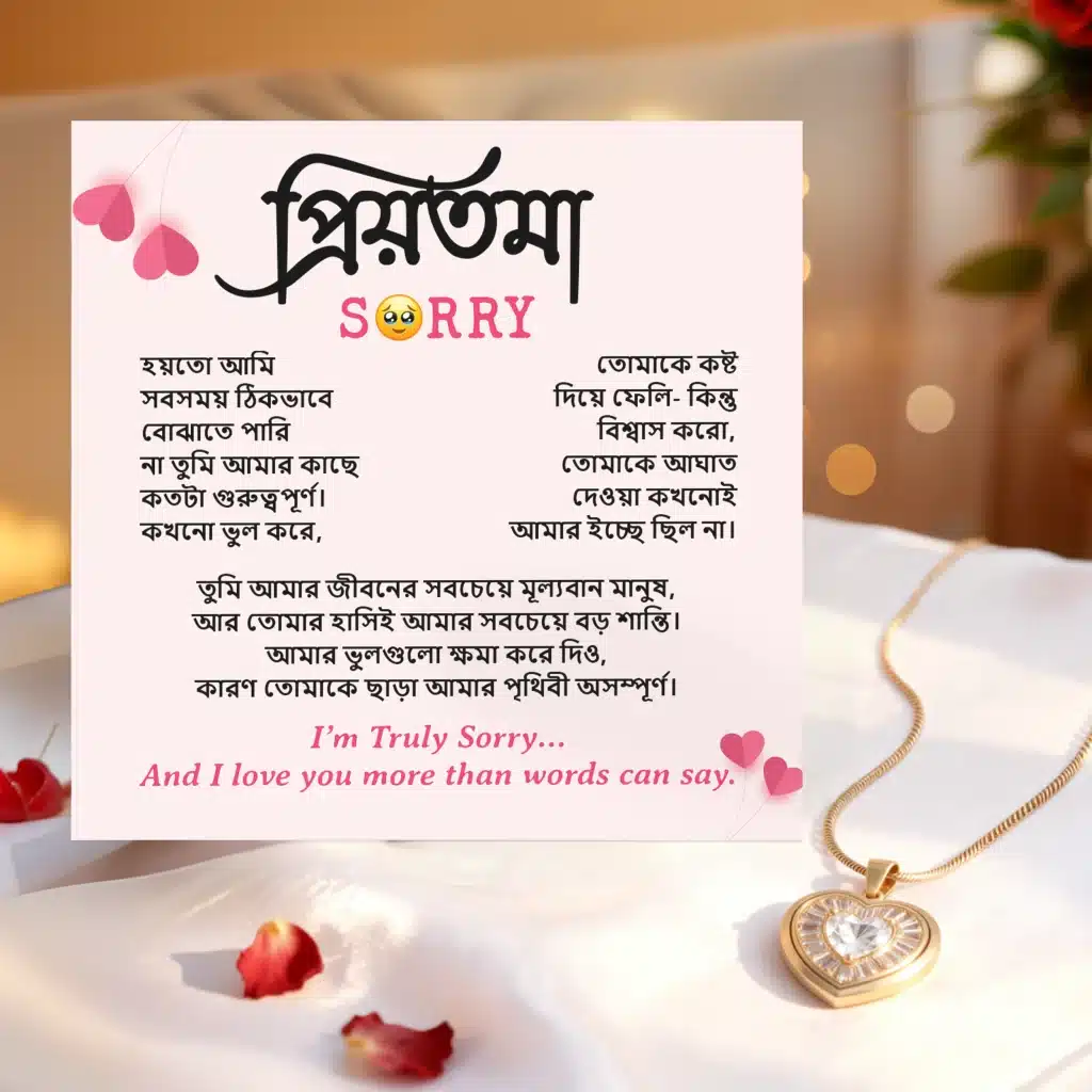 2. Message card with heart bond