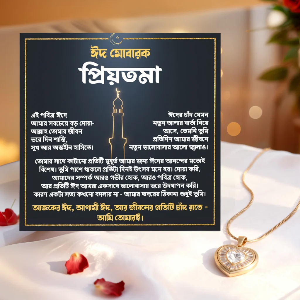2. Message card with heart bond