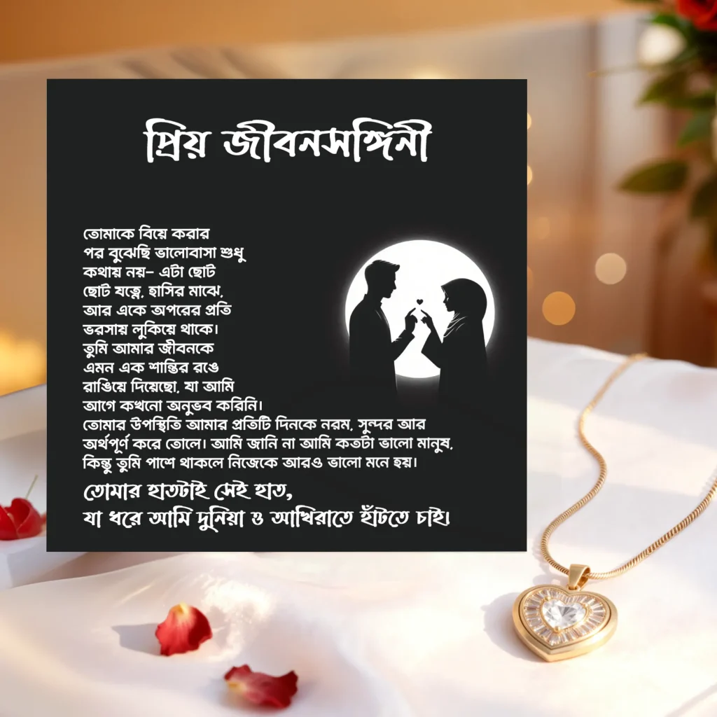 2. Message card with heart bond