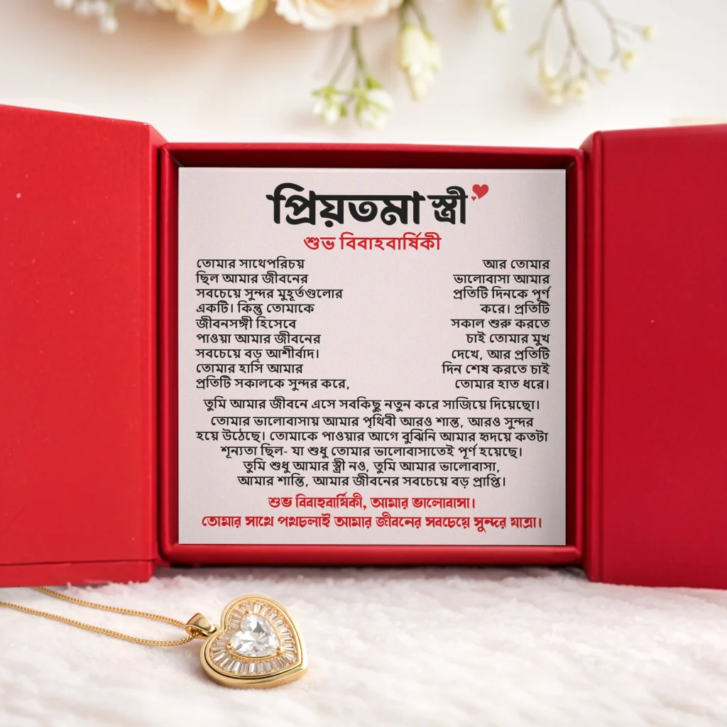 বিবাহবার্ষিকী নেকলেস